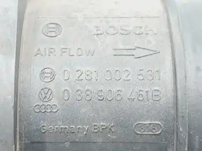 Second-hand car spare part flowmeter for seat leon (1p1) reference oem iam references 03890461b  