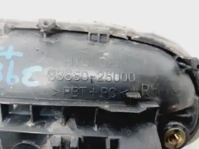 Автозапчастина б/у завнішня ручка задня права для hyundai accent (lc) gls посилання на oem iam 8366025000  