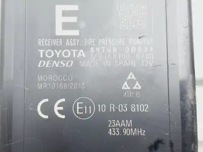 Second-hand car spare part electronic module for toyota yaris active oem iam references 897600d031