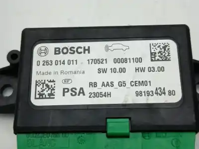 Peça sobressalente para automóvel em segunda mão módulo eletrônico por peugeot 2008 (--.2013->) style referências oem iam 9819343480