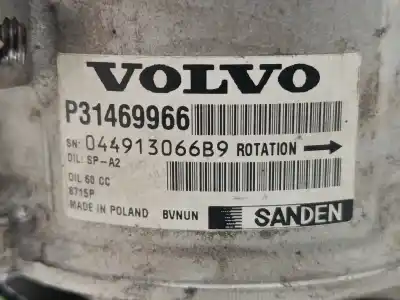 Pezzo di ricambio per auto di seconda mano compressore aria condizionata per volvo v40 momentum riferimenti oem iam 31469966