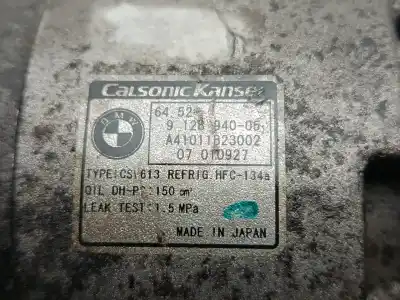 Peça sobressalente para automóvel em segunda mão compressor de ar condicionado a/a a/c por bmw x3 (e83) 2.0d referências oem iam 64529128940  