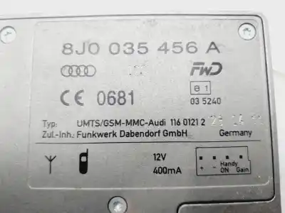 Pezzo di ricambio per auto di seconda mano modulo elettronico per audi a4 avant (8k5) (2008) básico riferimenti oem iam 8j0035456a  