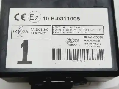 Second-hand car spare part electronic module for toyota yaris active oem iam references 897410d080  