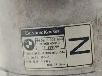 Peça sobressalente para automóvel em segunda mão Compressor De Ar Condicionado A/a A/c por BMW SERIE 3 COMPACT (E46) 316ti Referências OEM IAM 64526908660  