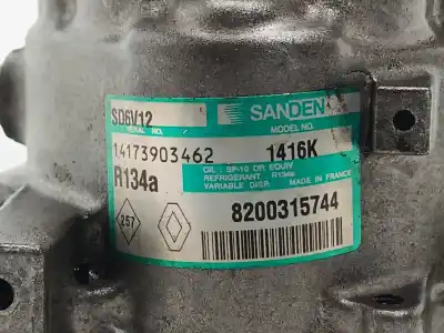 Second-hand car spare part air conditioning compressor for renault clio ii fase ii (b/cb0) confort expression oem iam references 8200315744  