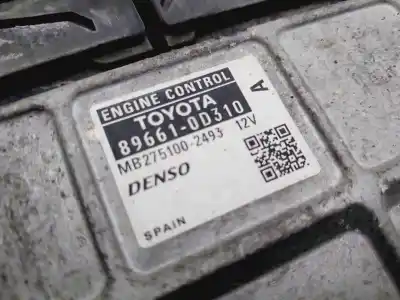 Pezzo di ricambio per auto di seconda mano centralina motore per toyota yaris (ksp9/scp9/nlp9) blue riferimenti oem iam 896610d310  