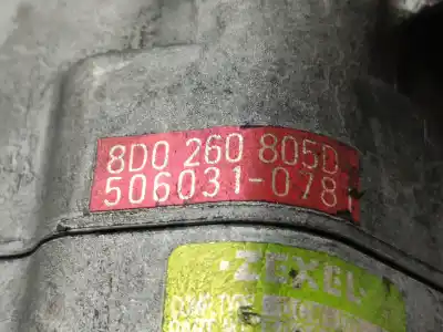 Peça sobressalente para automóvel em segunda mão compressor de ar condicionado a/a a/c por audi a4 berlina (b5) 1.9 tdi referências oem iam 8d0260805d  