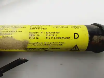 Second-hand car spare part right front seat belt buckle for renault kangoo (f/kc0) authentique 64 cv / 47 kw oem iam references 8200028095  