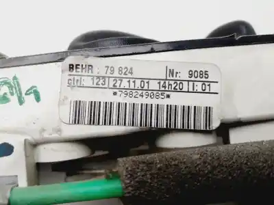 Second-hand car spare part heating / air conditioning control panel for renault kangoo (f/kc0) authentique 64 cv / 47 kw oem iam references 7701044010  