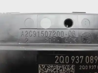 Second-hand car spare part electronic module for seat arona style oem iam references 2q0937089a  