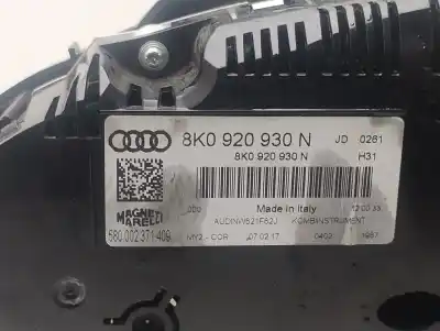Second-hand car spare part dashboard for audi a4 b8 (8k2) 2.0 tdi oem iam references 8k0920930n  