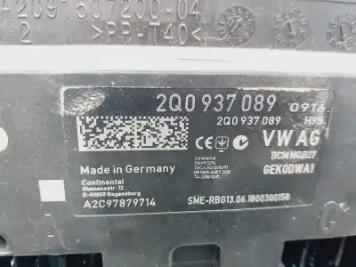 Peça sobressalente para automóvel em segunda mão módulo eletrônico por seat ibiza (kj1) reference plus referências oem iam 2q0937089