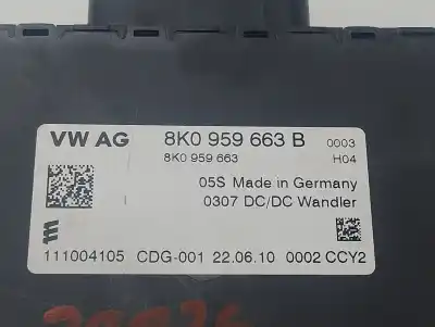 Peça sobressalente para automóvel em segunda mão módulo eletrônico por audi a4 b8 (8k2) 2.0 tdi referências oem iam 8k0959663b  