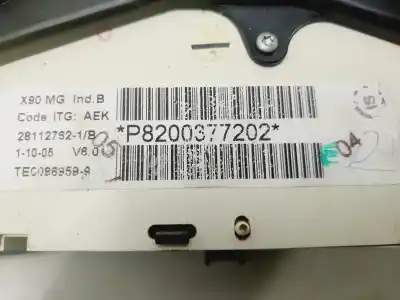 Peça sobressalente para automóvel em segunda mão quadrante por dacia logan ambiance referências oem iam 8200377202  