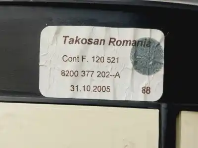 Peça sobressalente para automóvel em segunda mão quadrante por dacia logan ambiance referências oem iam 8200377202  
