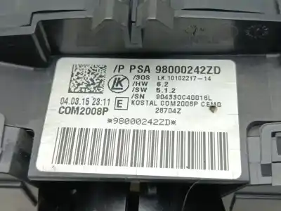 Peça sobressalente para automóvel em segunda mão comandos do volante por citroen ds4 desire referências oem iam 98000242zd