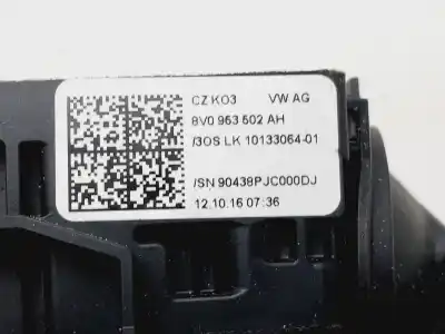 Peça sobressalente para automóvel em segunda mão comandos do volante por audi a3 (8vk) s line edition referências oem iam 8v0953521hb  