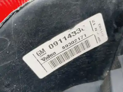 Second-hand car spare part left tailgate light for opel corsa c blue line oem iam references 09114336  