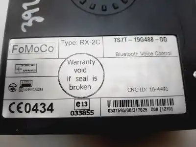 Pièce détachée automobile d'occasion module électronique pour ford s-max (ca1) trend références oem iam 7s7t19g488dd  