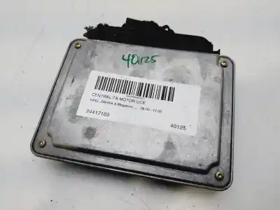 Second-hand car spare part ecu engine control for opel zafira a elegance oem iam references 24417169  