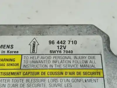 Peça sobressalente para automóvel em segunda mão  por CHEVROLET AVEO  Referências OEM IAM 96442710  