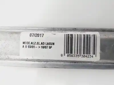 Автозапчастина б/у регулятор переднього правого скла для renault laguna ii (bg0) authentique посилання на oem iam 8200485195  