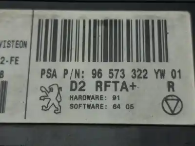 Peça sobressalente para automóvel em segunda mão  por PEUGEOT 407  Referências OEM IAM 96573322YW  