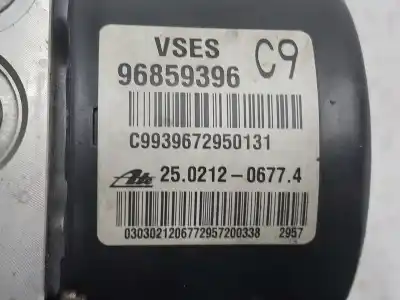 Peça sobressalente para automóvel em segunda mão abs por opel antara cosmo 4x4 referências oem iam 96859396  