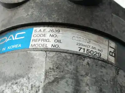 Peça sobressalente para automóvel em segunda mão compressor de ar condicionado a/a a/c por daewoo evanda (klal) 2.0 referências oem iam 96450078  