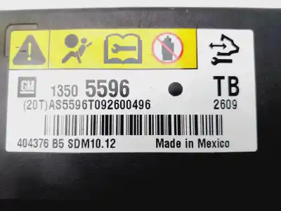 Автозапчастина б/у блок управління подушками безпеки для opel insignia a sedán (g09) 2.0 cdti (69) посилання на oem iam 13505596  
