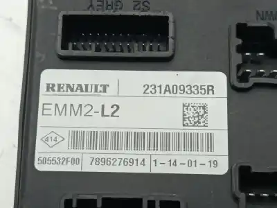 Pezzo di ricambio per auto di seconda mano modulo elettronico per dacia duster ii prestige riferimenti oem iam 231a09335r  