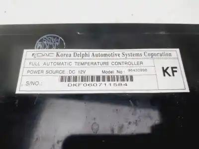 Peça sobressalente para automóvel em segunda mão comando de sofagem (chauffage / ar condicionado) por chevrolet lacetti cdx referências oem iam 96430996  