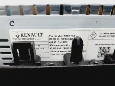Автозапчасти б/у аудиосистема / радио cd за renault kangoo iii authentic 74 cv / 55 kw ссылки oem iam 280215140r