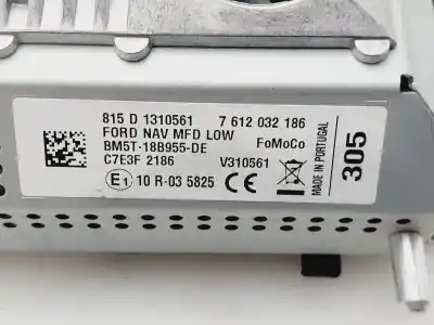 Peça sobressalente para automóvel em segunda mão display gps / multimídia por ford c-max (cb7) (2010->) 1.6 titanium [1.6 ltr. - 85 kw tdci cat] referências oem iam bm5t18b955de