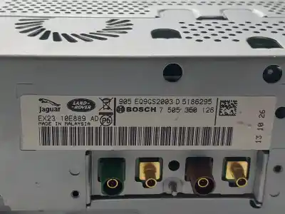 Peça sobressalente para automóvel em segunda mão display gps / multimídia por jaguar xf 3.0 v6 diesel s portfolio referências oem iam ex2310e889ad