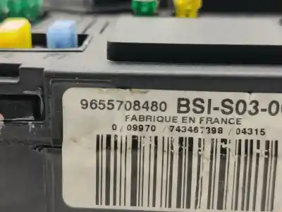 Peça sobressalente para automóvel em segunda mão centralina bsi por peugeot 407 st confort referências oem iam 9655708480