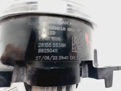 Автозапчасти б/у левая противотуманная фара за renault kangoo iii authentic 74 cv / 55 kw ссылки oem iam 261555538r  