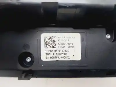 Second-hand car spare part multifunction display for peugeot 308 access oem iam references 9809259580  