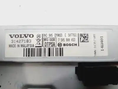 Peça sobressalente para automóvel em segunda mão display gps / multimídia por volvo v40 momentum referências oem iam 31427183  