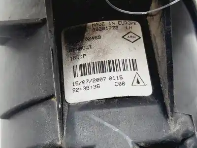 Peça sobressalente para automóvel em segunda mão farol / projetor de nevoeiro esquerdo por renault clio iii confort dynamique referências oem iam 8200002469