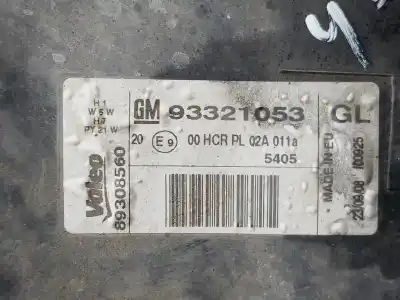 Second-hand car spare part right headlight for opel meriva enjoy oem iam references 93321053  