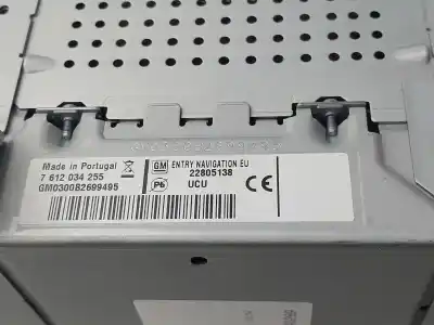 Автозапчасти б/у аудиосистема / радио Cd за CHEVROLET CRUZE HATCHBACK LTZ ссылки OEM IAM 22805138  