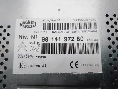 Second-hand car spare part Gps Navigation System for DS 5 Design 181 CV / 133 KW OEM IAM references 9814197280  