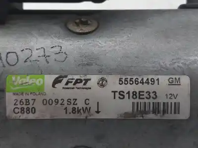 Peça sobressalente para automóvel em segunda mão motor de arranque por opel corsa d cmon referências oem iam 55564491