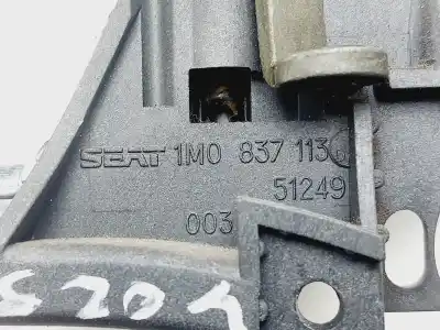 Second-hand car spare part interior left rear handle for seat leon (1m1) last edition oem iam references 1m0837113