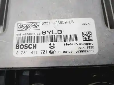 Second-hand car spare part ecu engine control for ford focus berlina (cap) trend oem iam references 8m5112a650lb  
