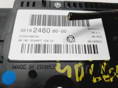 Second-hand car spare part multifunction display for citroen c3 collection oem iam references 9816246080  