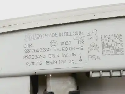 Peça sobressalente para automóvel em segunda mão farolim dianteiro esquerdo por citroen c3 collection referências oem iam 9812662280  