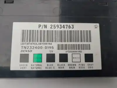 Second-hand car spare part electronic module for chevrolet captiva 2.0 vcdi ls oem iam references 25934763  